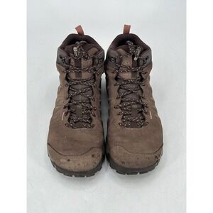 Oboz Sypes Mid Leather Waterproof Womens Size 9.5 Brown Hiking Casual Boots